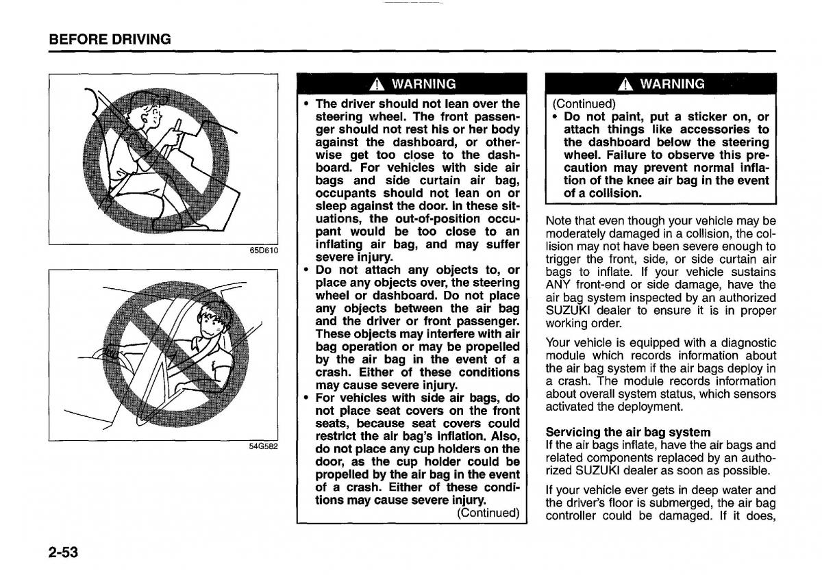 manual  Suzuki Swift IV 4 owners manual / page 72