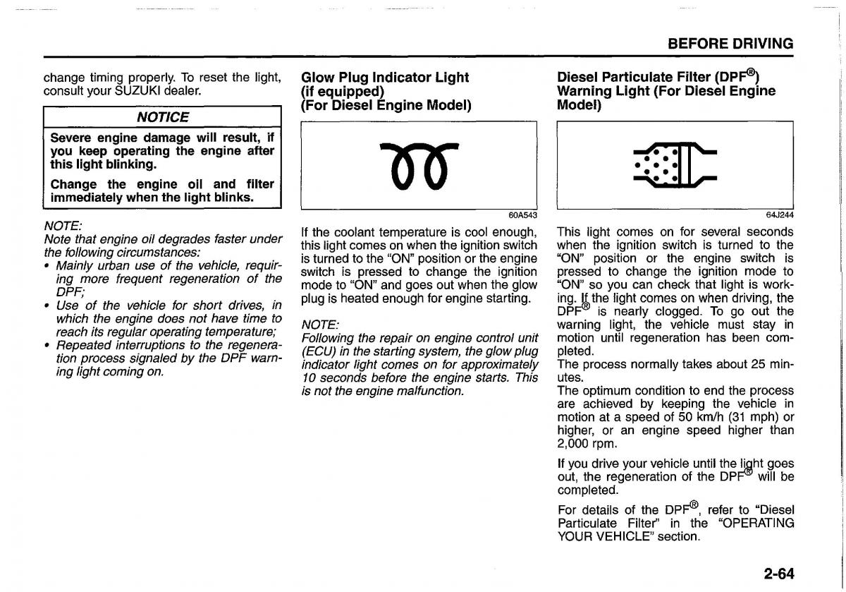 manual  Suzuki Swift IV 4 owners manual / page 83