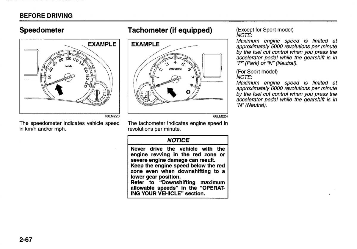 manual  Suzuki Swift IV 4 owners manual / page 86