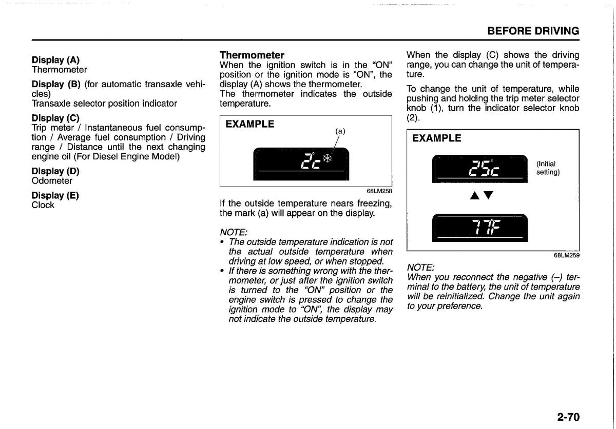 manual  Suzuki Swift IV 4 owners manual / page 89