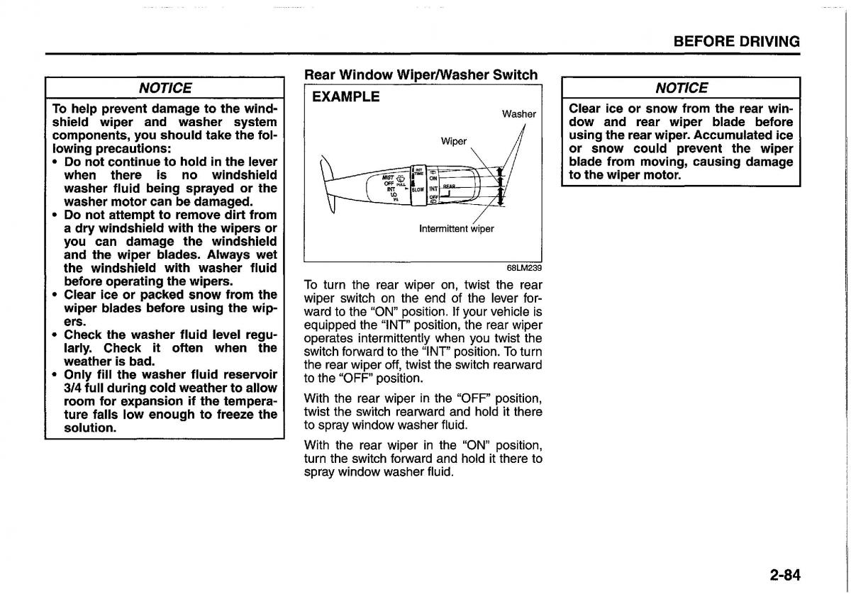 manual  Suzuki Swift IV 4 owners manual / page 103