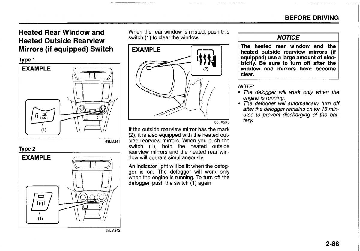 manual  Suzuki Swift IV 4 owners manual / page 105