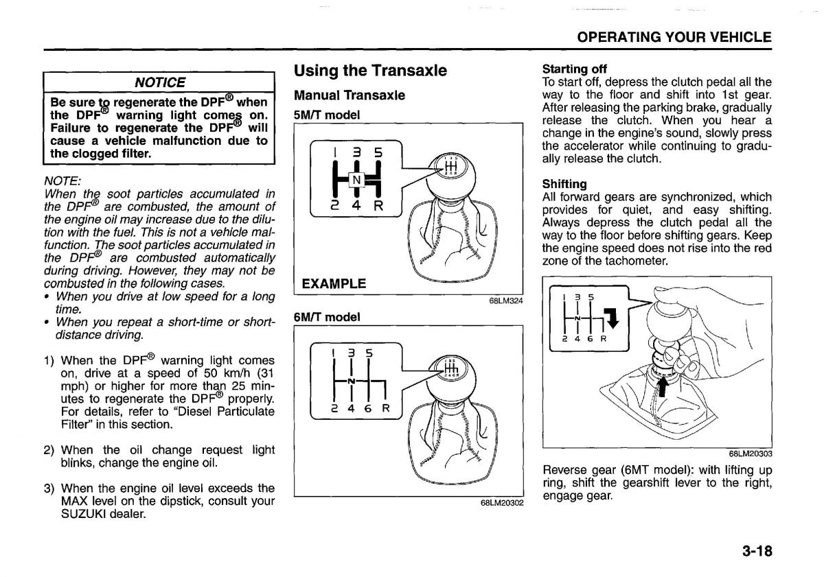 manual  Suzuki Swift IV 4 owners manual / page 125