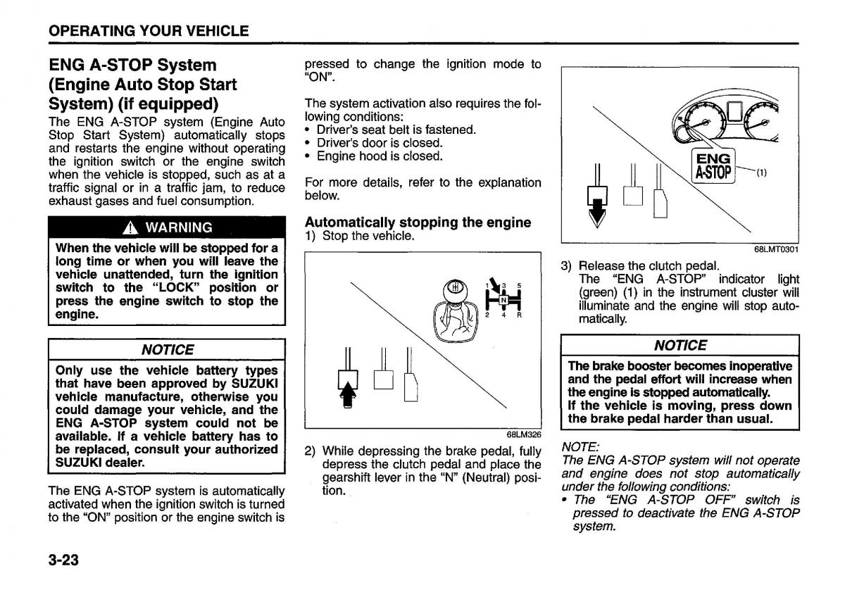 manual  Suzuki Swift IV 4 owners manual / page 130