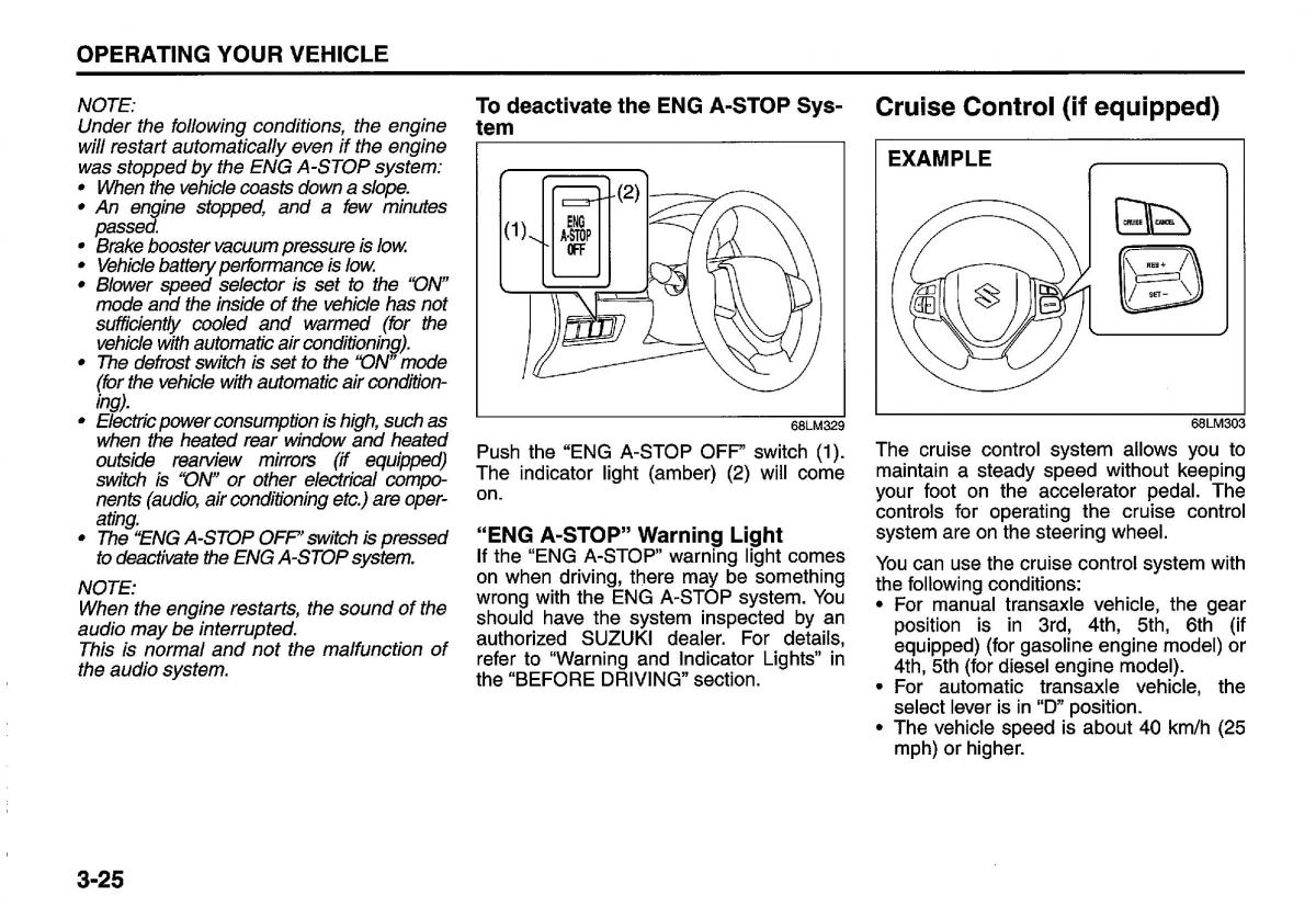 Suzuki Swift IV 4 owners manual / page 132