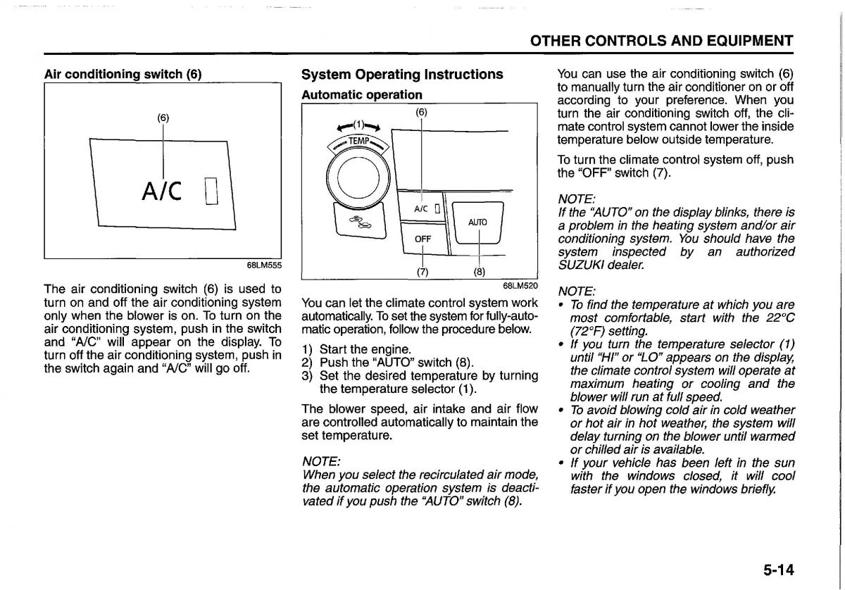 manual  Suzuki Swift IV 4 owners manual / page 161