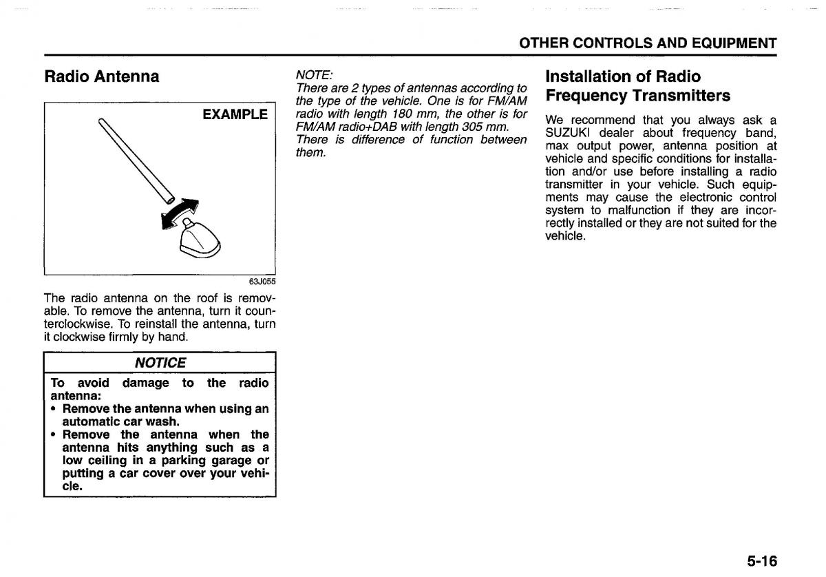 manual  Suzuki Swift IV 4 owners manual / page 163