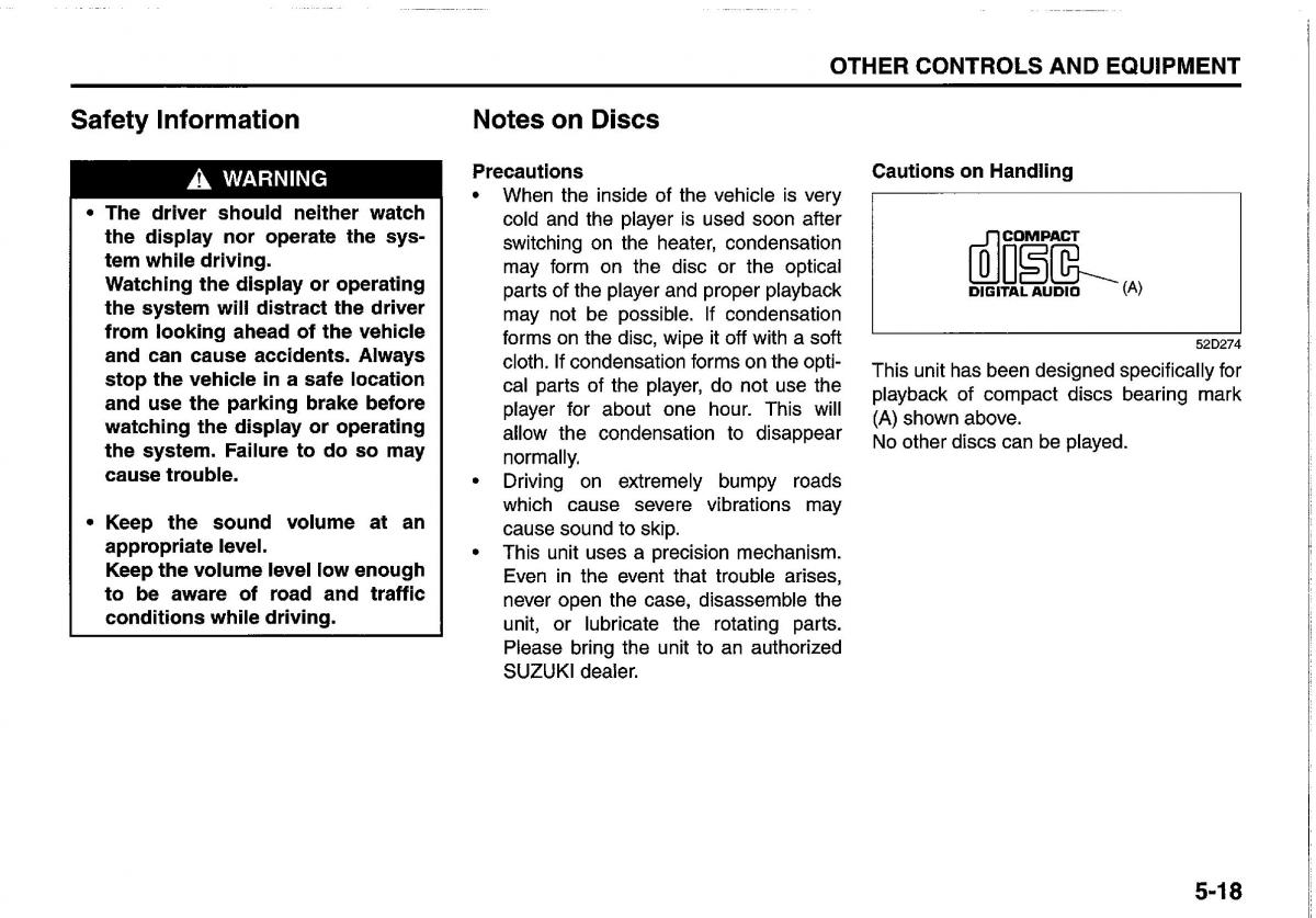 manual  Suzuki Swift IV 4 owners manual / page 165