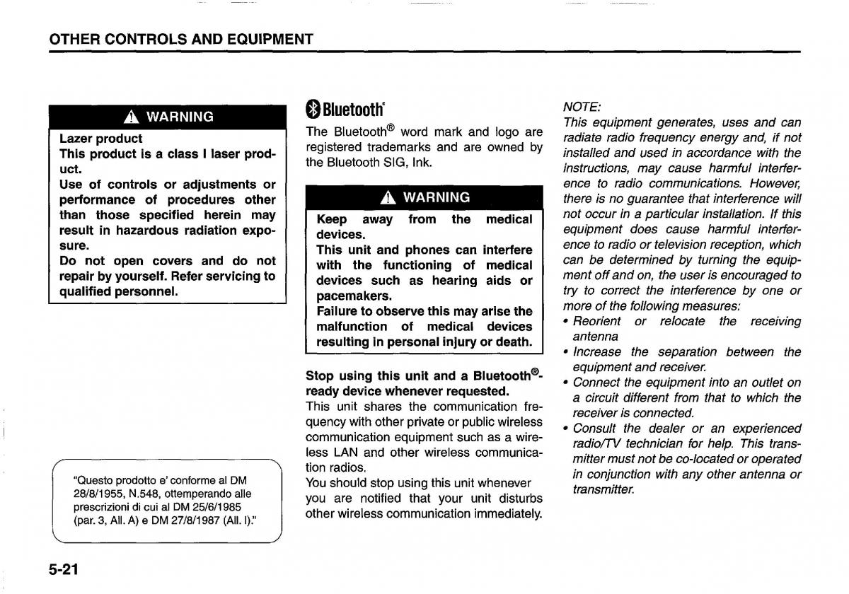 Suzuki Swift IV 4 owners manual / page 168