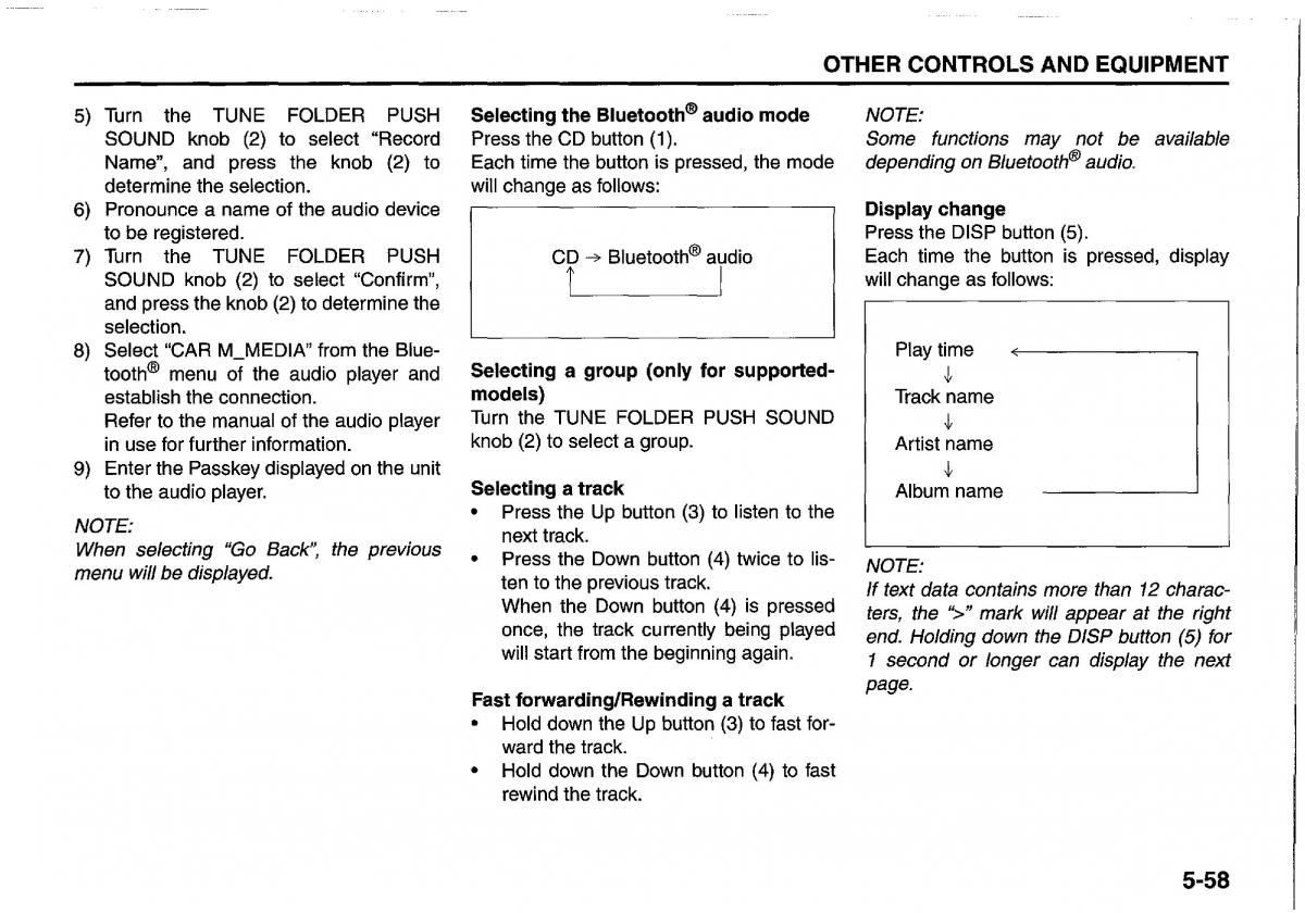 manual  Suzuki Swift IV 4 owners manual / page 203