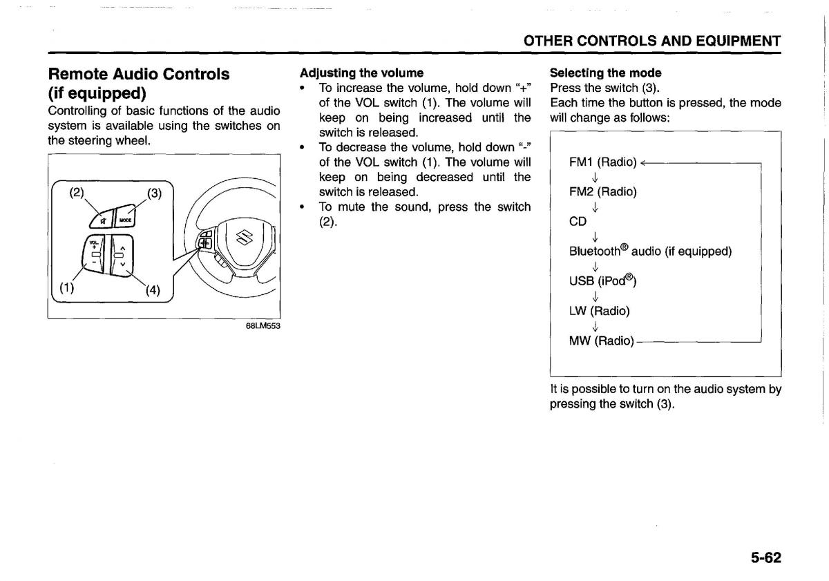 Suzuki Swift IV 4 owners manual / page 207