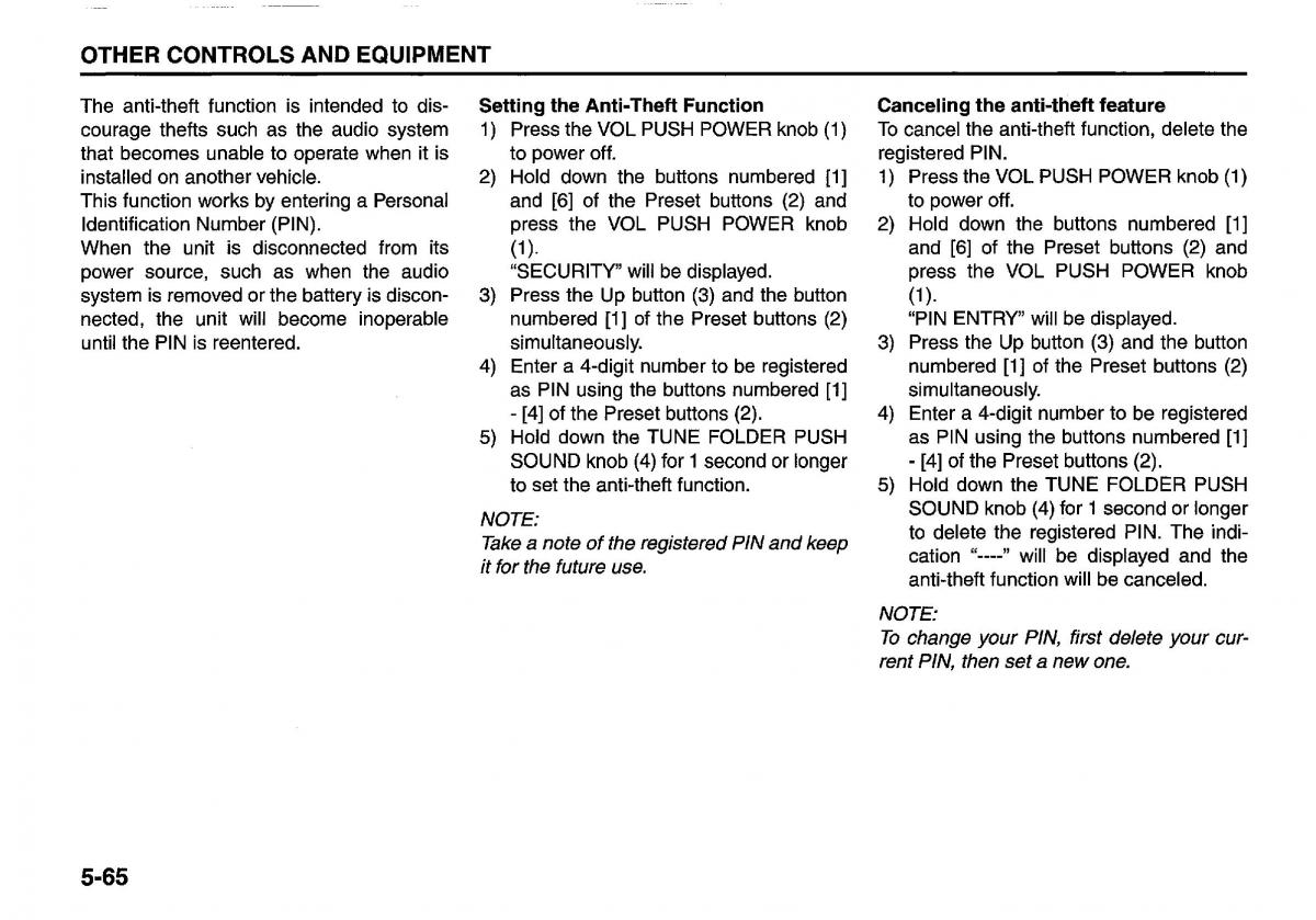 manual  Suzuki Swift IV 4 owners manual / page 210