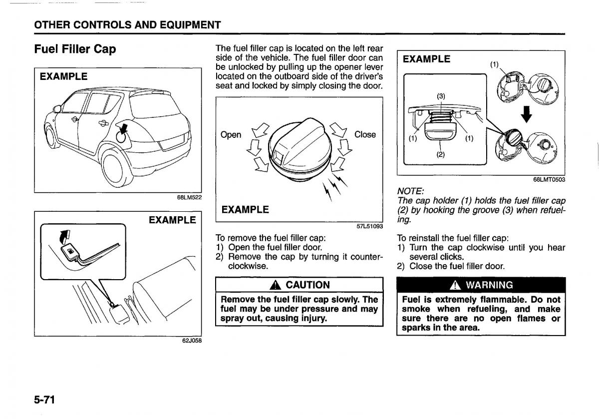 manual  Suzuki Swift IV 4 owners manual / page 216