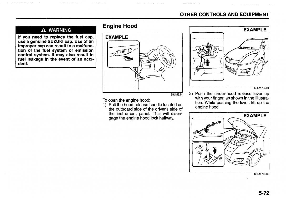 manual  Suzuki Swift IV 4 owners manual / page 217