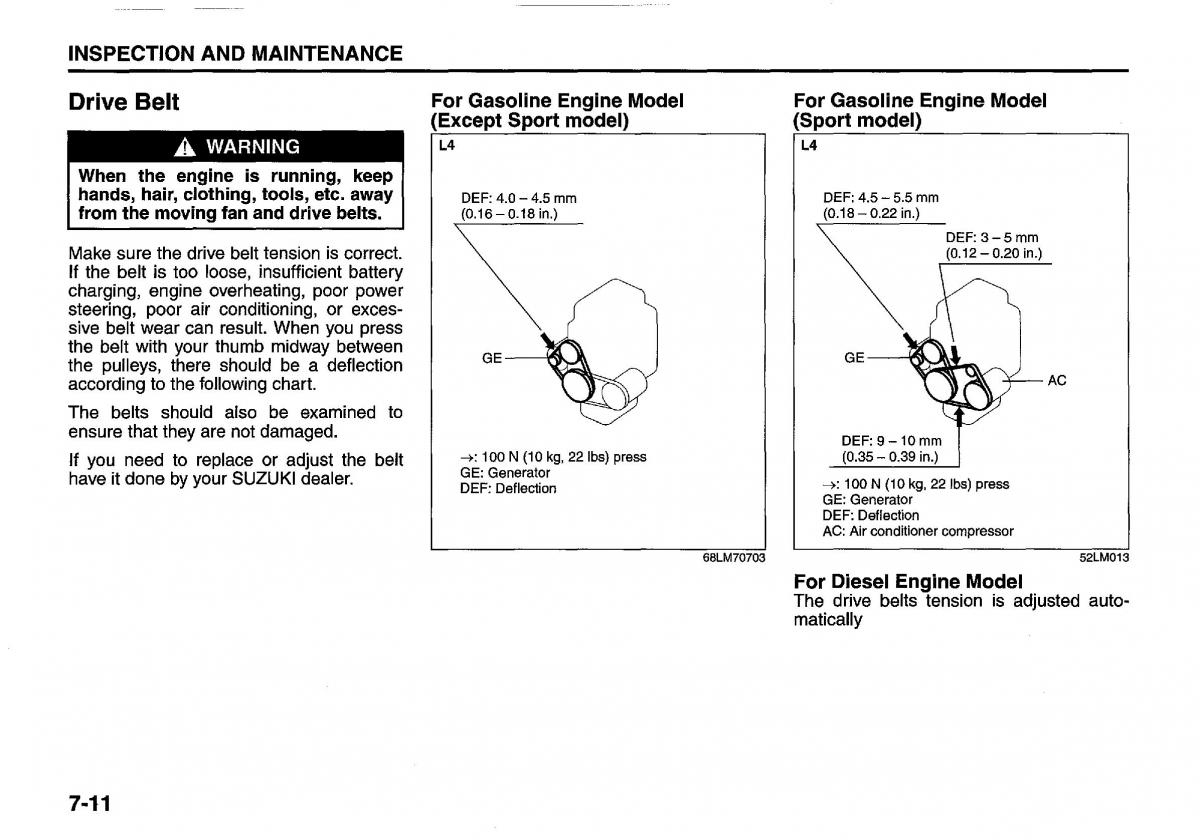 manual  Suzuki Swift IV 4 owners manual / page 254