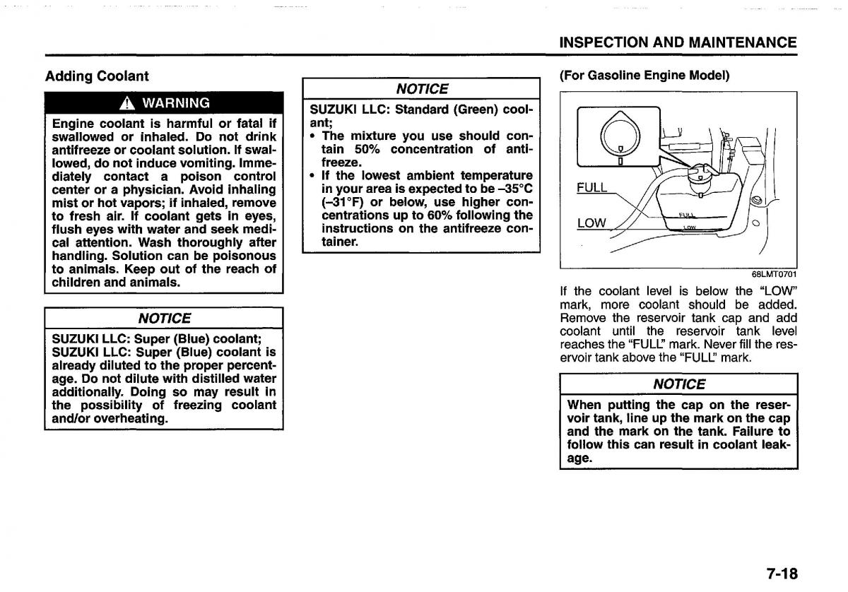 Suzuki Swift IV 4 owners manual / page 261