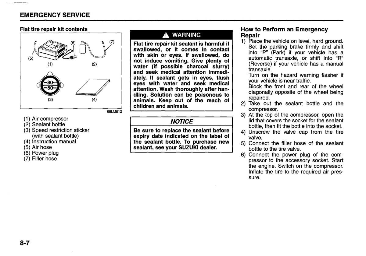 Suzuki Swift IV 4 owners manual / page 298