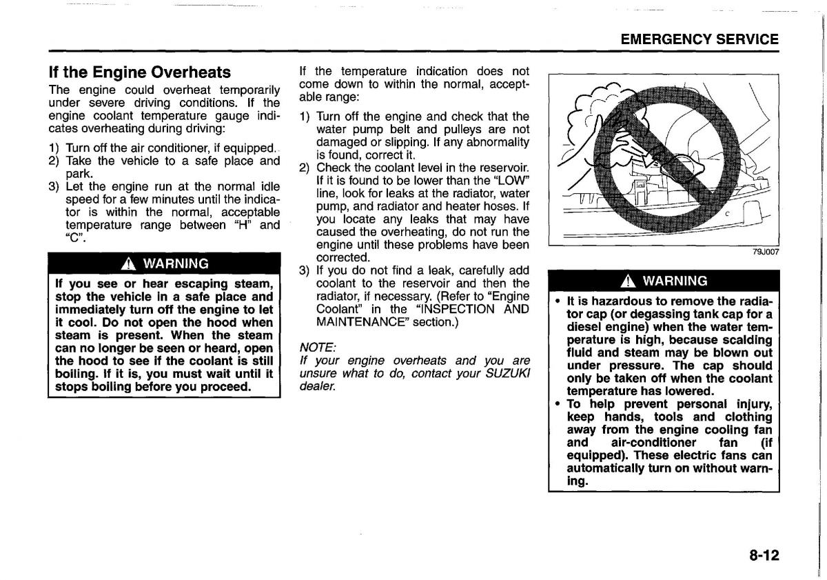 Suzuki Swift IV 4 owners manual / page 303