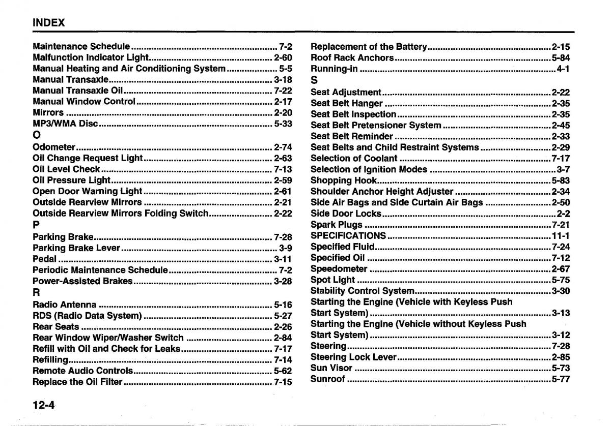 manual  Suzuki Swift IV 4 owners manual / page 324
