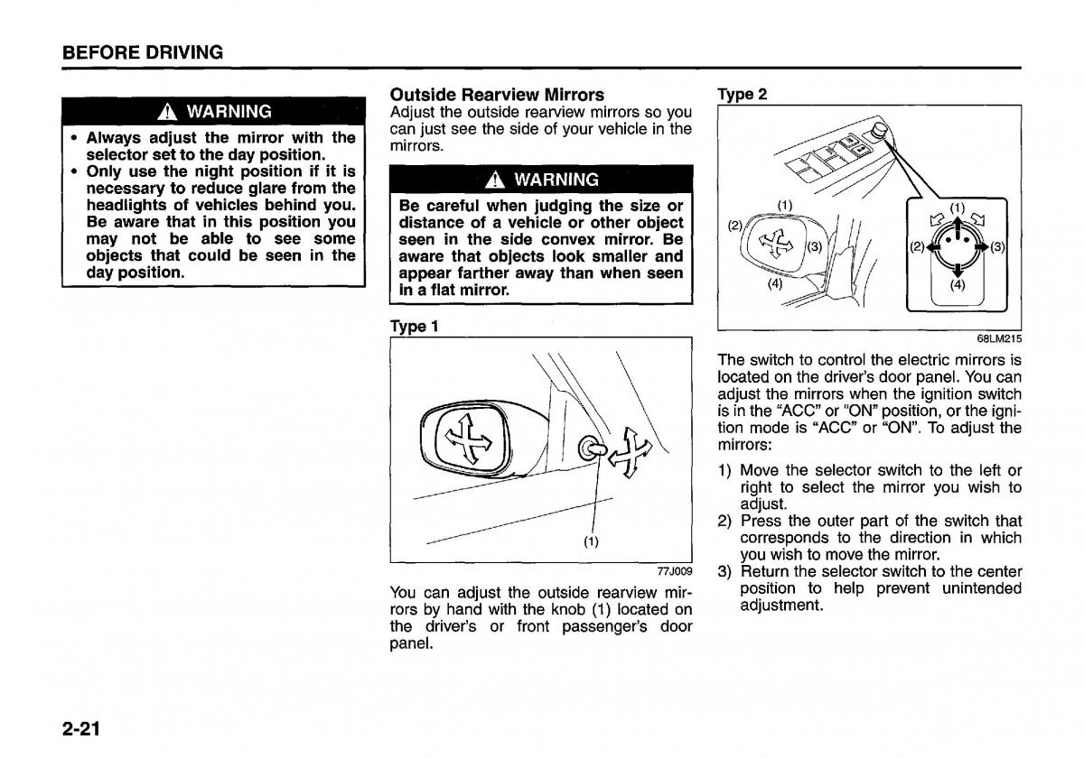 manual  Suzuki Swift IV 4 owners manual / page 40