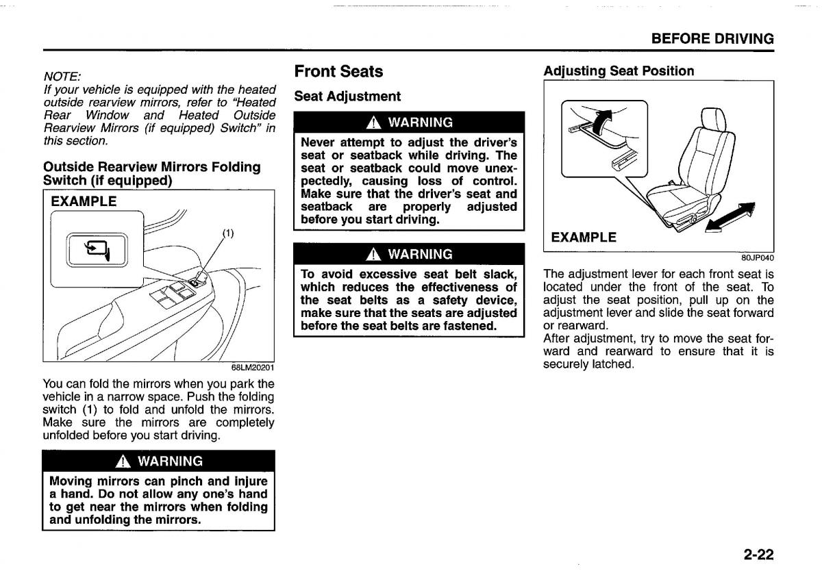 manual  Suzuki Swift IV 4 owners manual / page 41