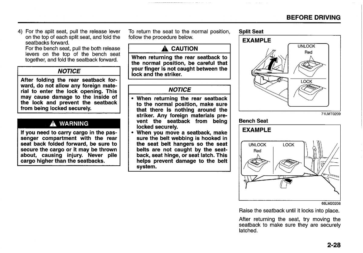 manual  Suzuki Swift IV 4 owners manual / page 47