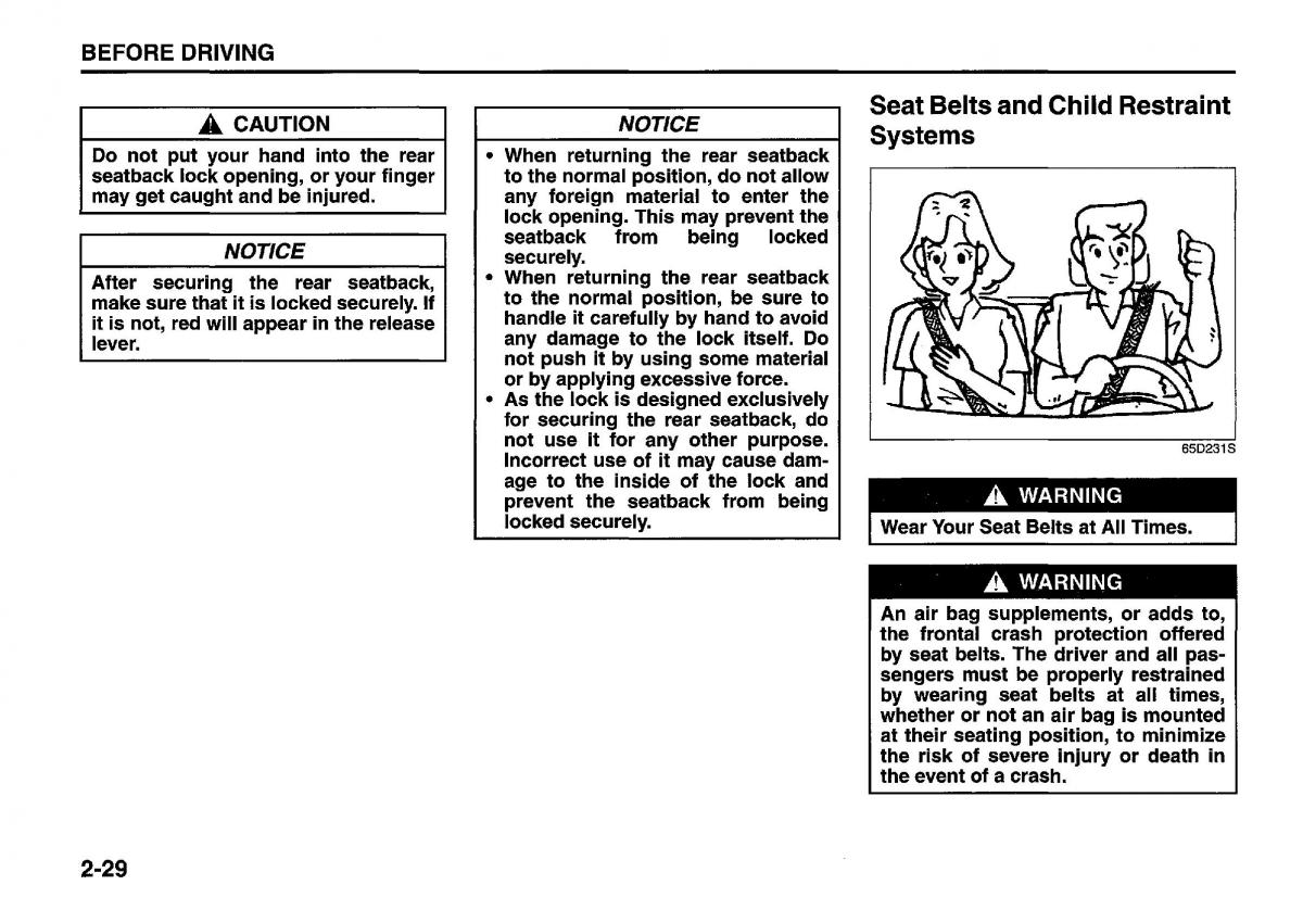 manual  Suzuki Swift IV 4 owners manual / page 48