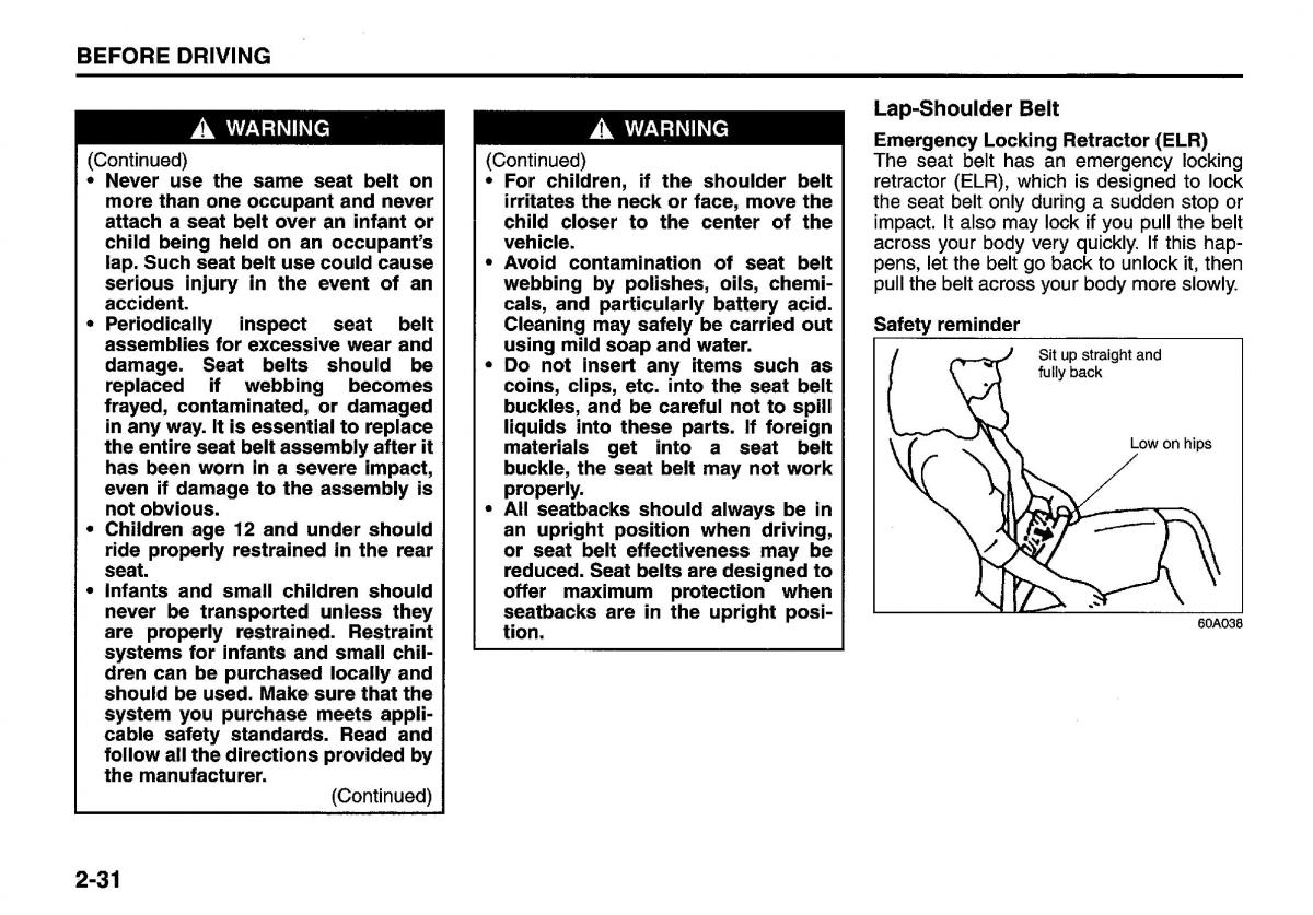 manual  Suzuki Swift IV 4 owners manual / page 50