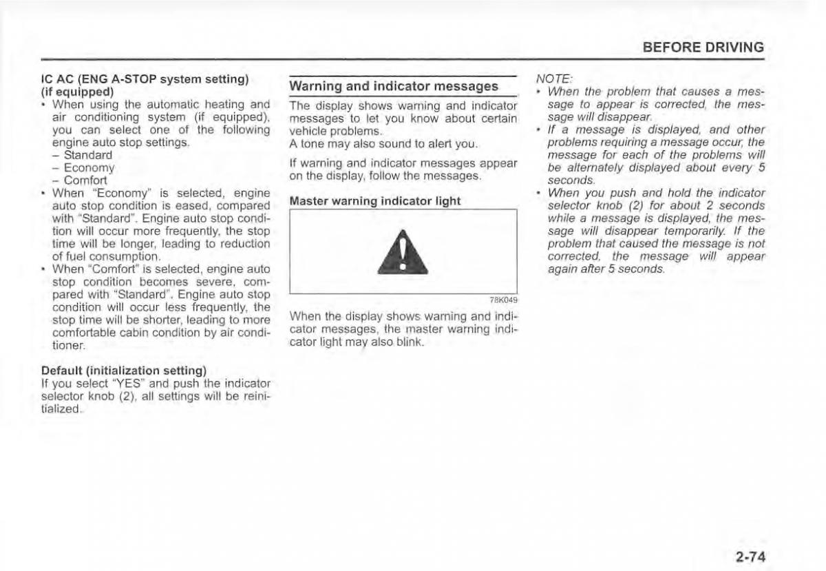 Suzuki Vitara II 2 owners manual / page 93