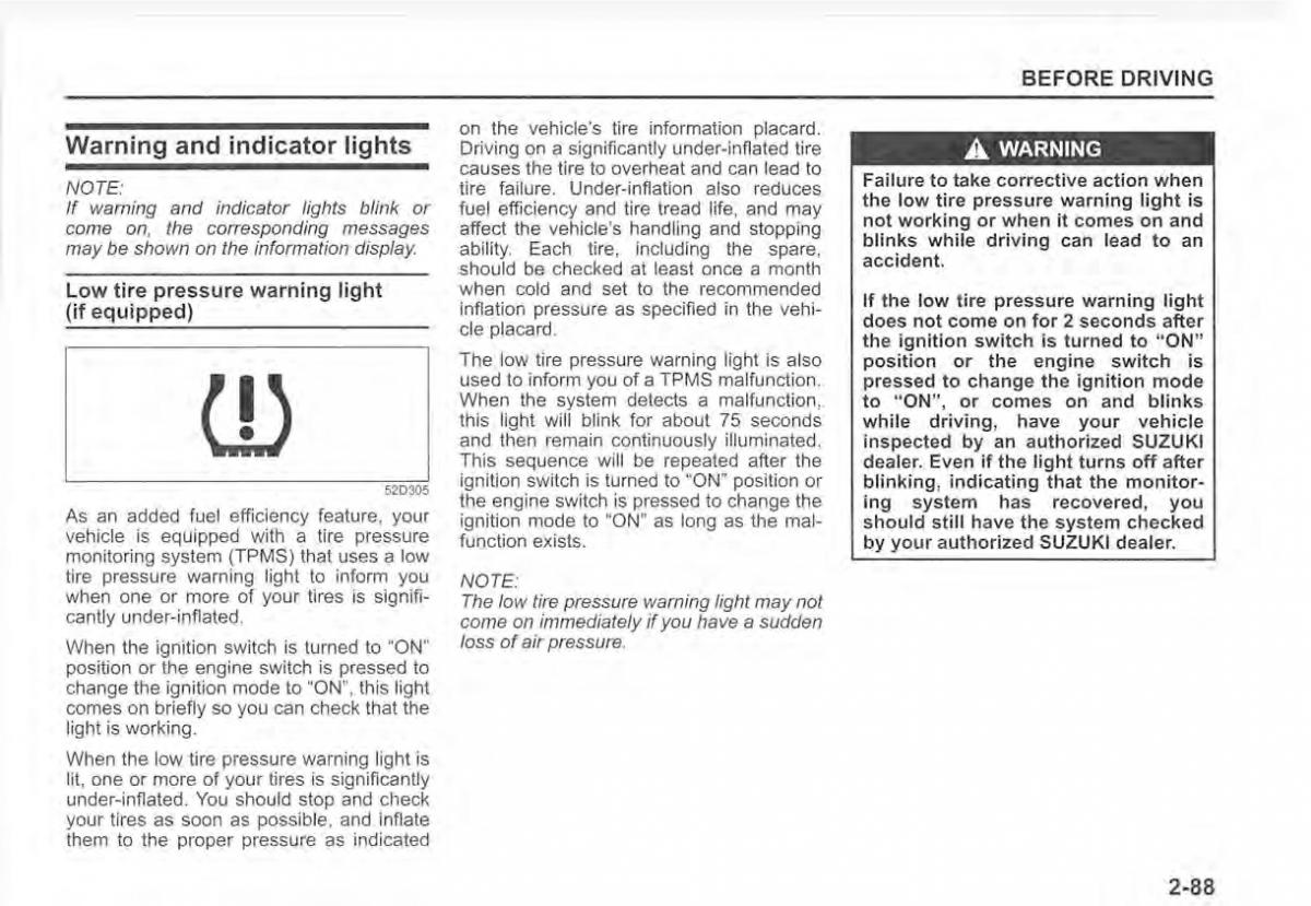 Suzuki Vitara II 2 owners manual / page 107