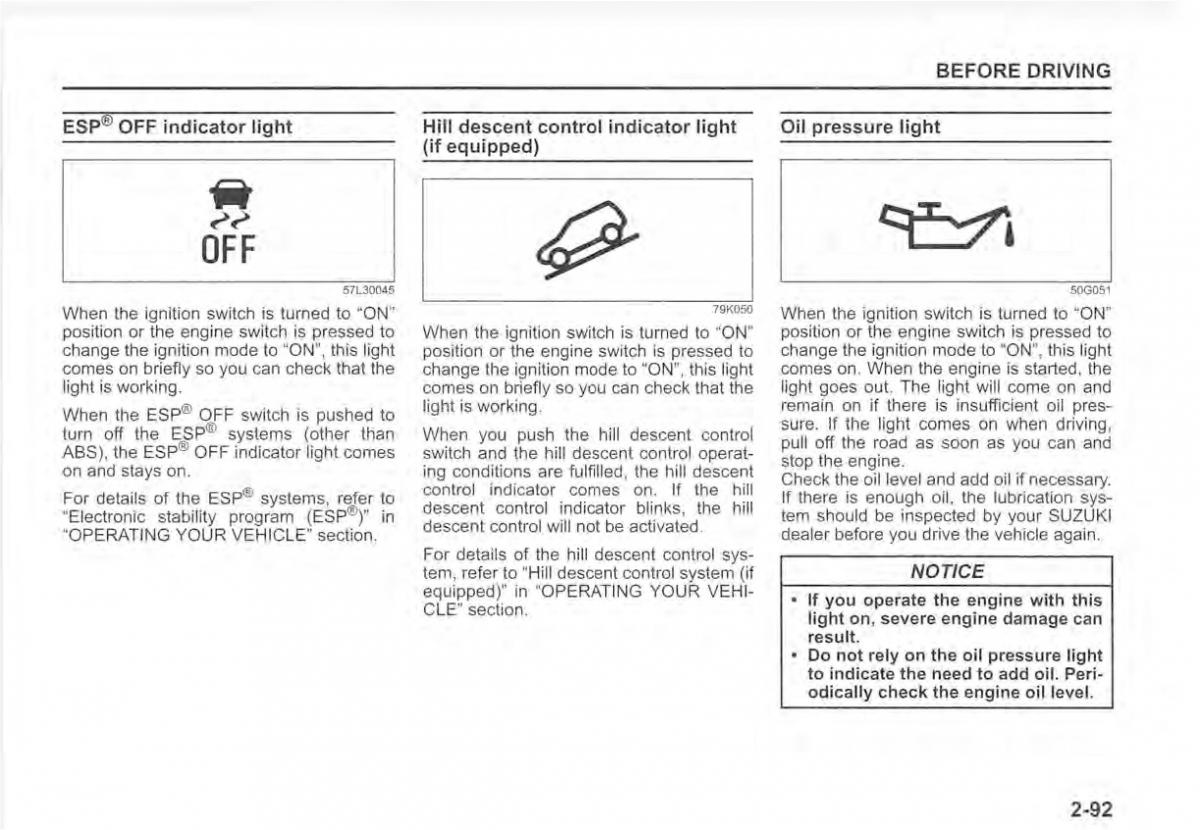 Suzuki Vitara II 2 owners manual / page 111