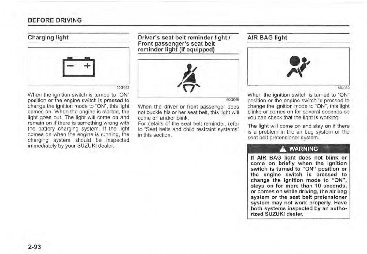 Suzuki Vitara II 2 owners manual / page 112