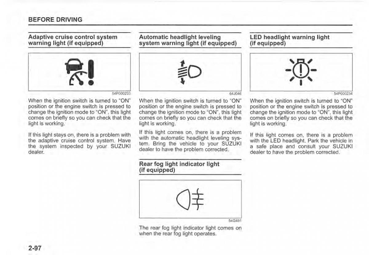 Suzuki Vitara II 2 owners manual / page 116