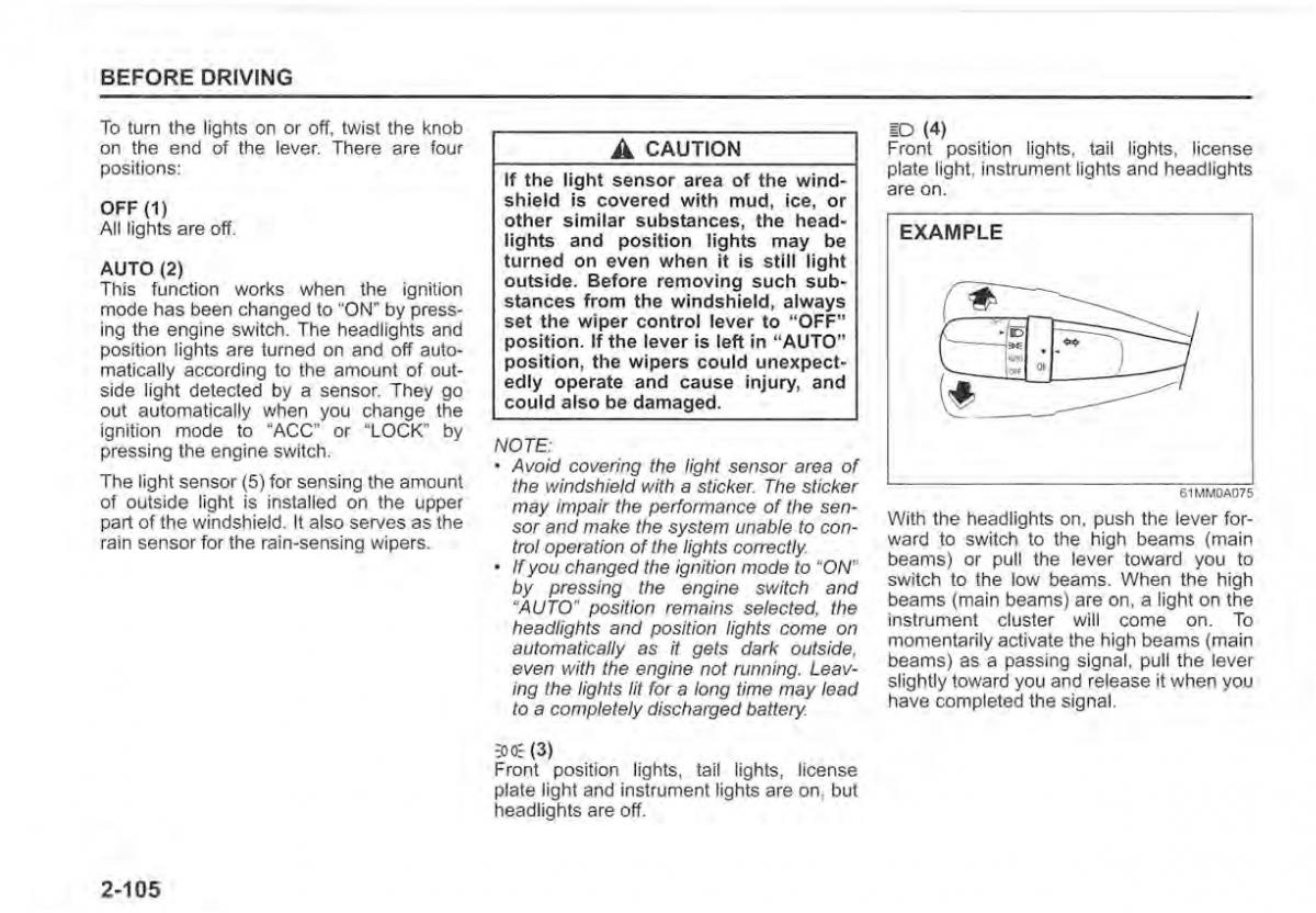 Suzuki Vitara II 2 owners manual / page 124