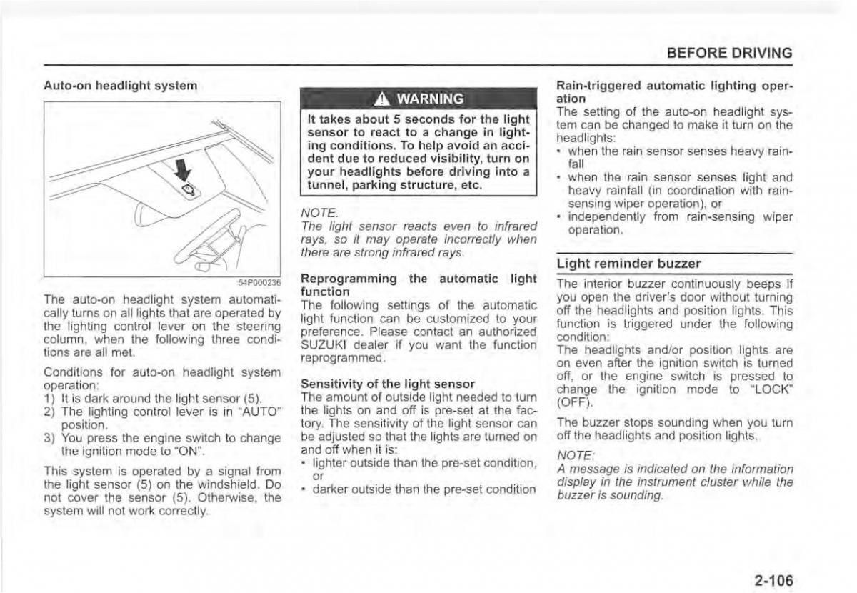 Suzuki Vitara II 2 owners manual / page 125