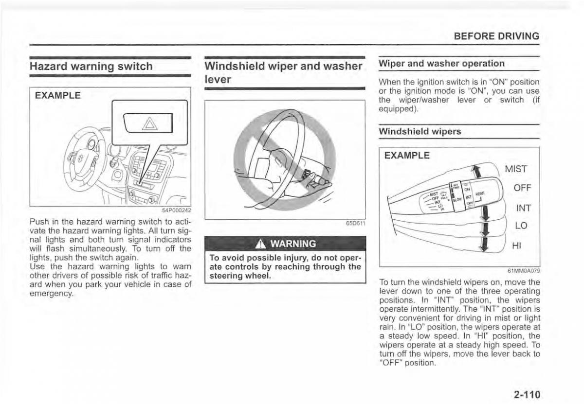 Suzuki Vitara II 2 owners manual / page 129