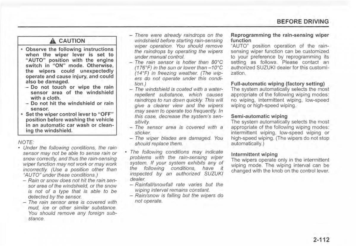 Suzuki Vitara II 2 owners manual / page 131