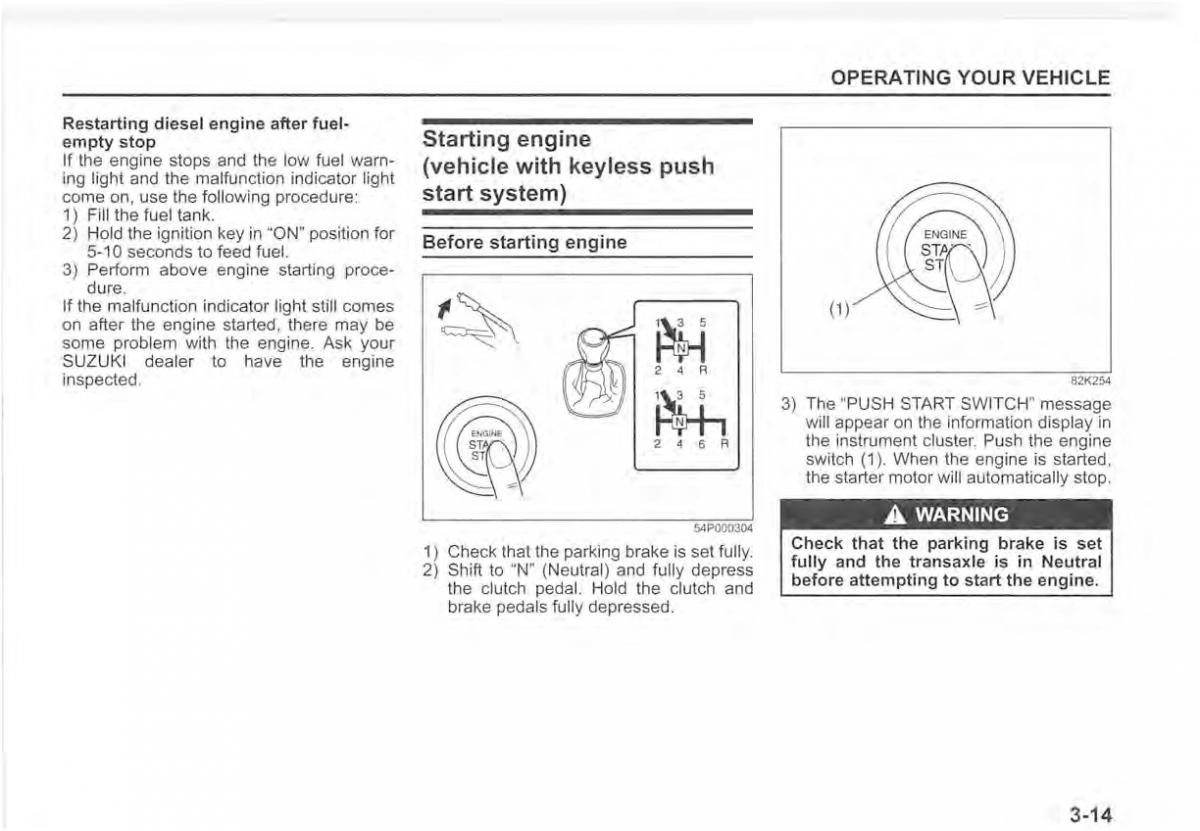 Suzuki Vitara II 2 owners manual / page 151