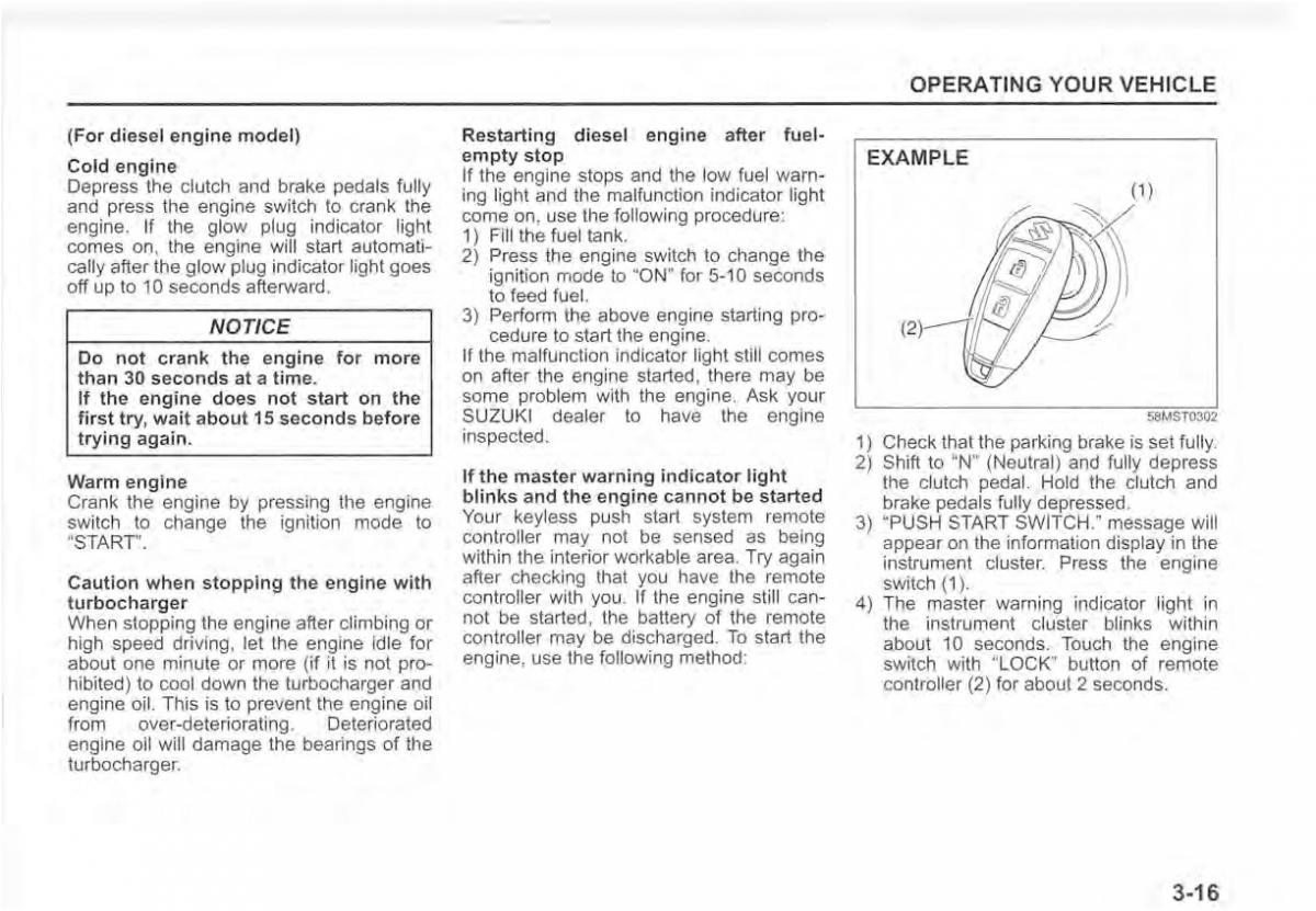 Suzuki Vitara II 2 owners manual / page 153