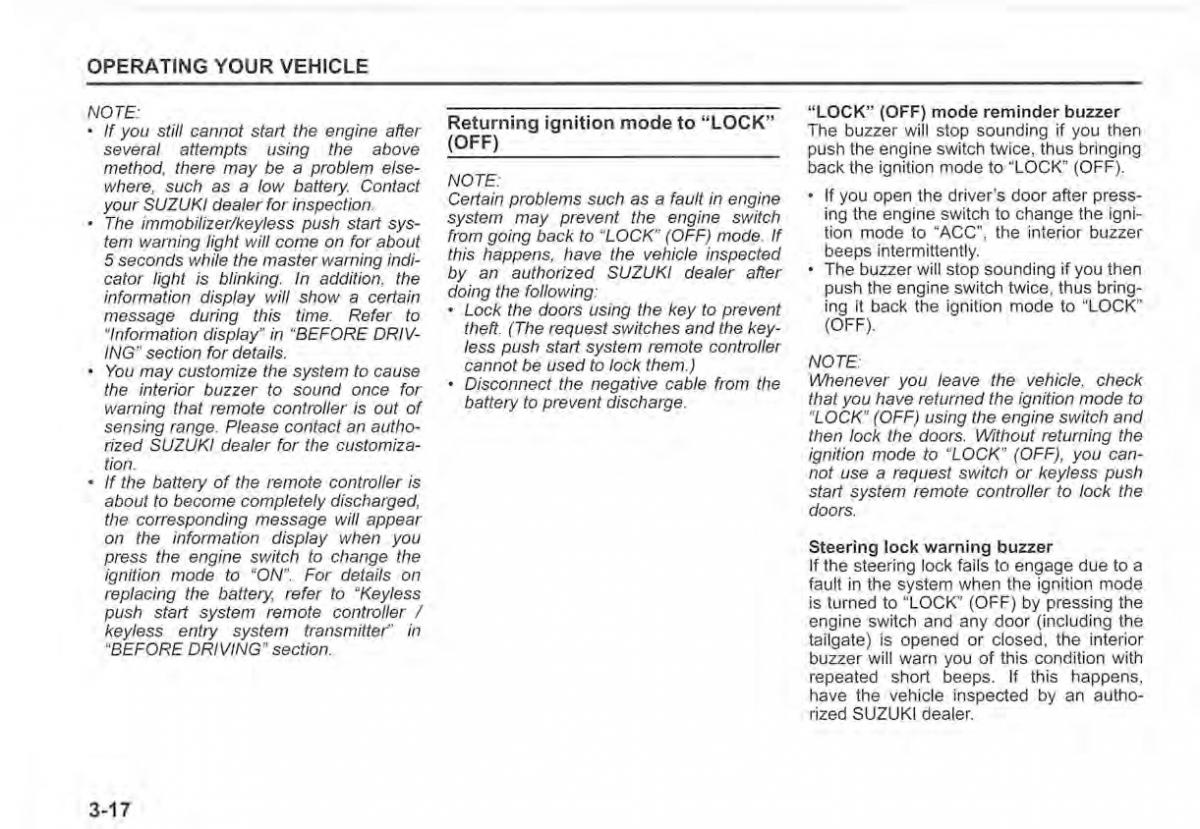 Suzuki Vitara II 2 owners manual / page 154