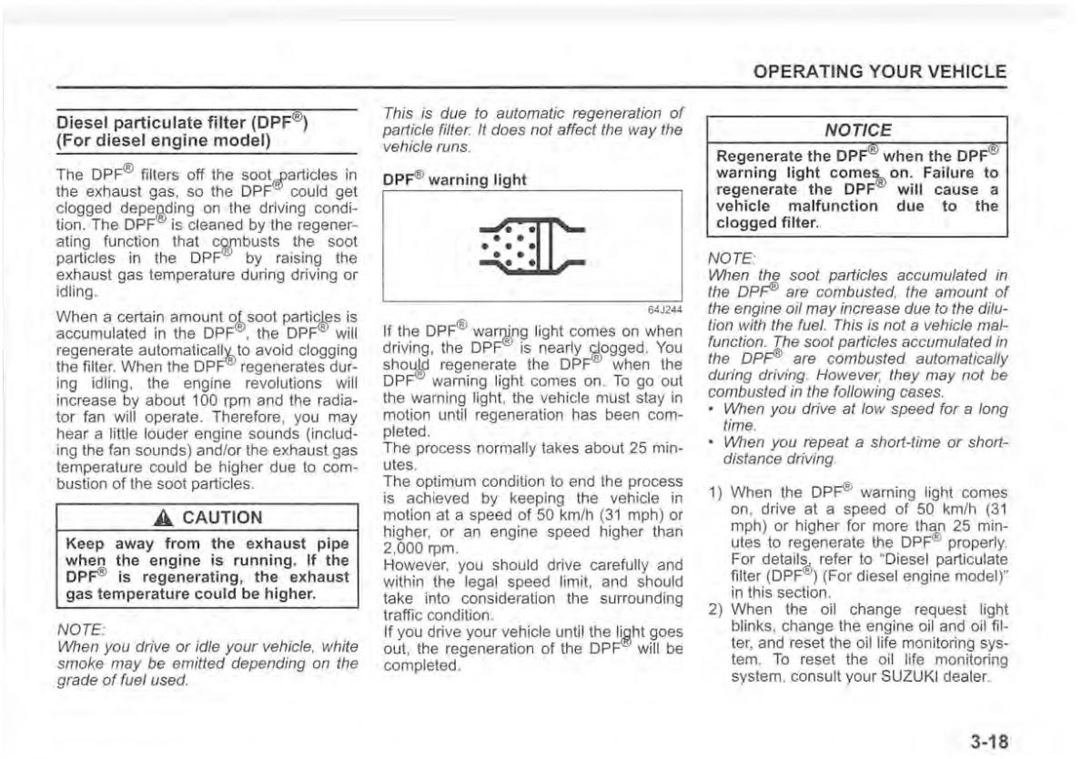 Suzuki Vitara II 2 owners manual / page 155