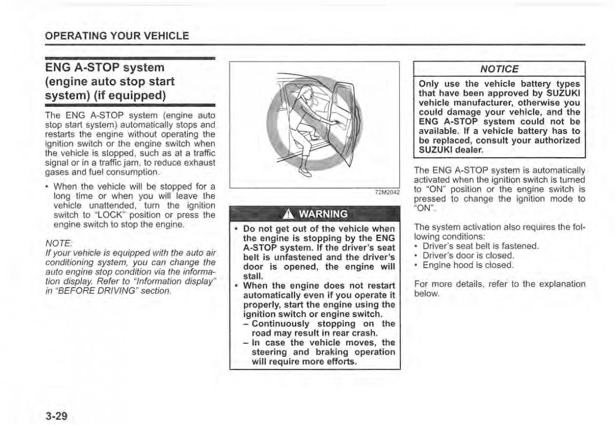 Suzuki Vitara II 2 owners manual / page 166