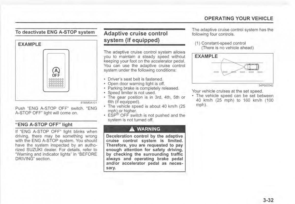 Suzuki Vitara II 2 owners manual / page 169