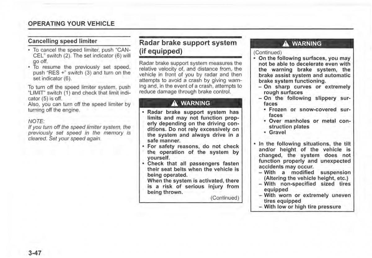 Suzuki Vitara II 2 owners manual / page 184