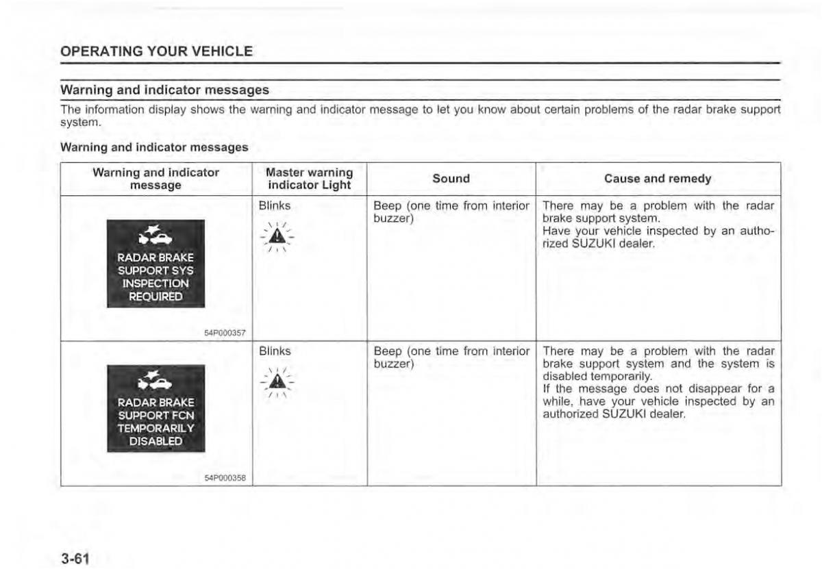 Suzuki Vitara II 2 owners manual / page 198