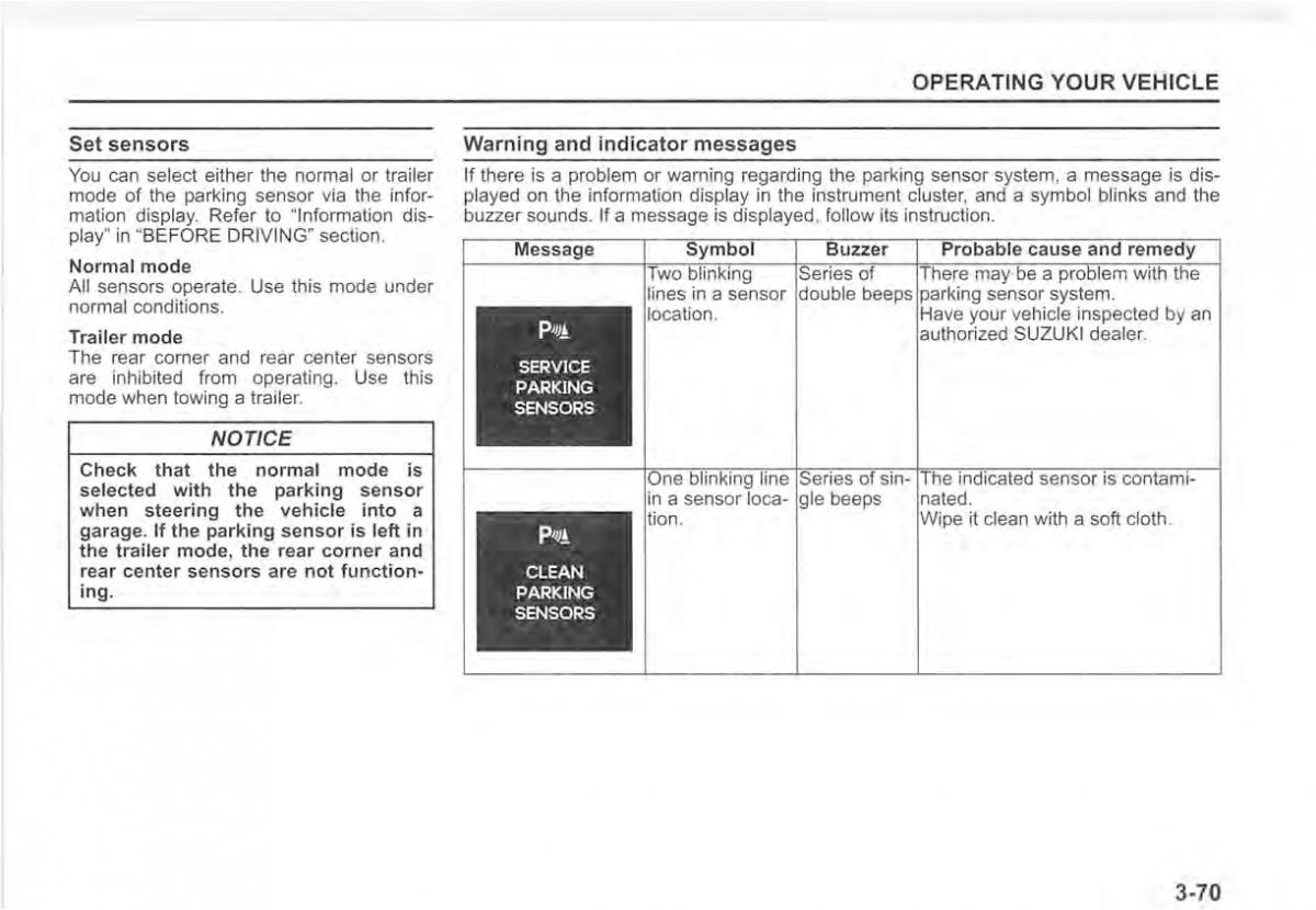 Suzuki Vitara II 2 owners manual / page 207