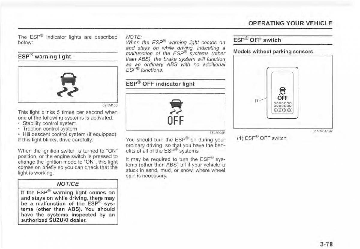 Suzuki Vitara II 2 owners manual / page 215