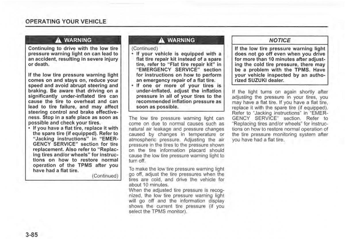 Suzuki Vitara II 2 owners manual / page 222