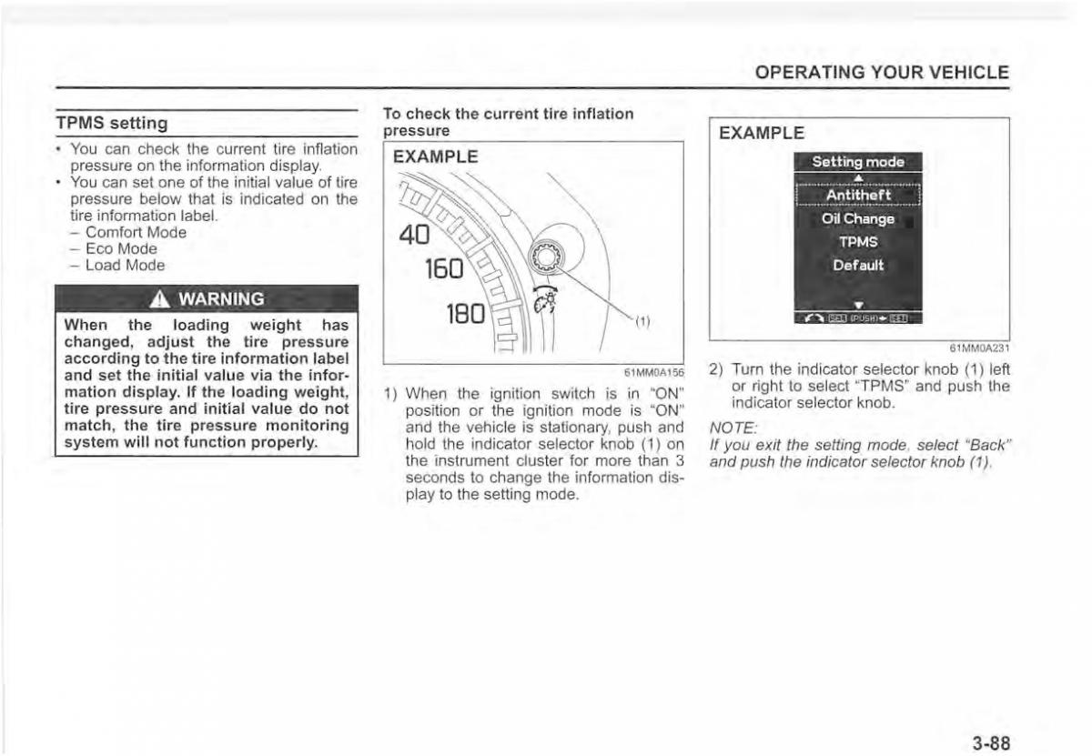 Suzuki Vitara II 2 owners manual / page 225