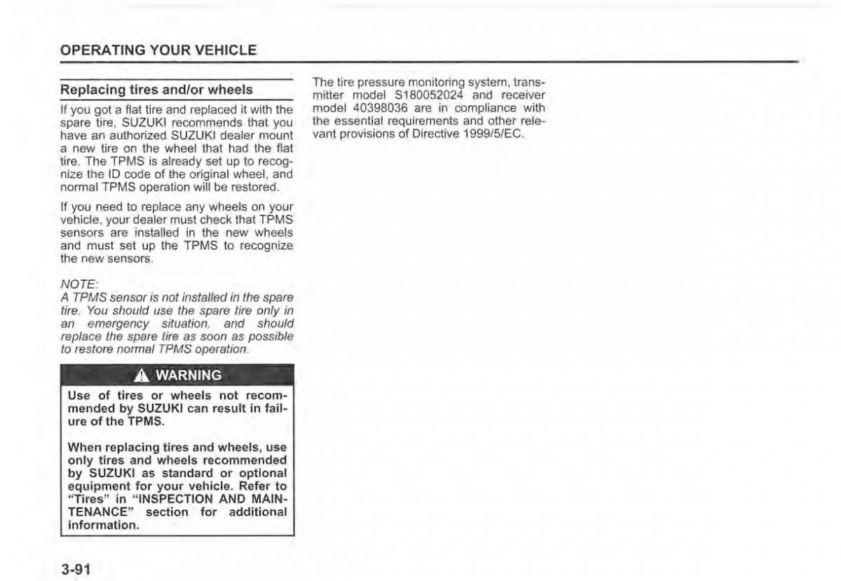 Suzuki Vitara II 2 owners manual / page 228